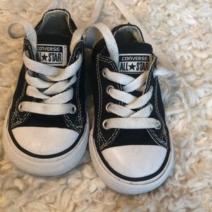 Toddlers black converse